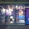 Etched vinyl on store front window