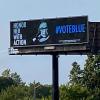 Ruth Bader Ginsberg memorial billboard design.